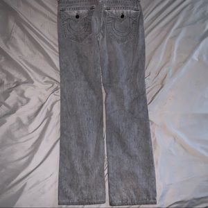Gray true religion jeans